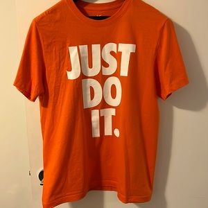 Orange Nike t shirt